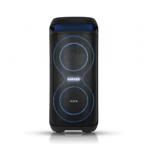 Портативна акумуляторна Bluetooth колонка ZXX-5570, 100 Вт, 2×6", висота 60 см, з 2 мікрофонами