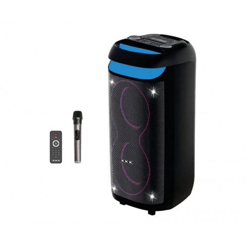 Портативна акумуляторна Bluetooth колонка ZXX-6520, 400 Вт, 2×8", висота 68 см, з 1 мікрофоном