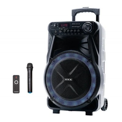 Портативна акумуляторна Bluetooth колонка ZXX-7171, 60 Вт, 1х12", висота 54 см, з 1 мікрофоном