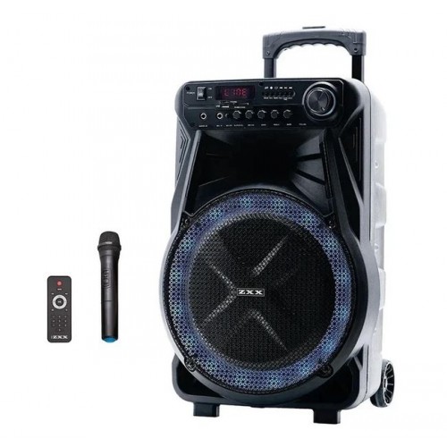 Портативна акумуляторна Bluetooth колонка ZXX-7171, 60 Вт, 1х12", висота 54 см, з 1 мікрофоном
