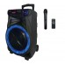 Портативна акумуляторна Bluetooth колонка ZXX-7272, 60 Вт, 1х15", висота 66 см, з 1 мікрофоном
