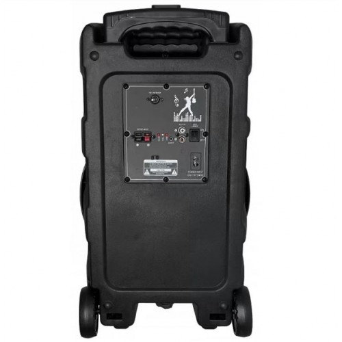 Портативна акумуляторна Bluetooth колонка ZXX-7272, 60 Вт, 1х15", висота 66 см, з 1 мікрофоном