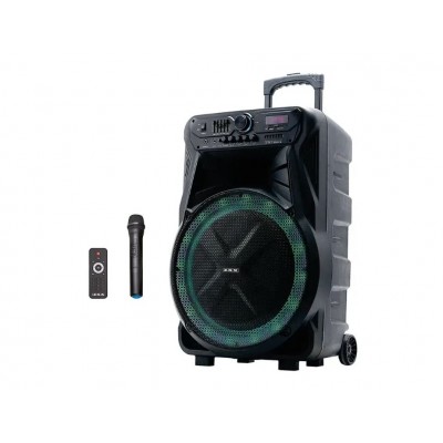 Портативна акумуляторна Bluetooth колонка ZXX-7272, 60 Вт, 1х15", висота 66 см, з 1 мікрофоном