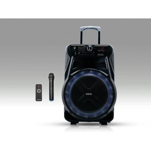 Портативна акумуляторна Bluetooth колонка ZXX-7272, 60 Вт, 1х15", висота 66 см, з 1 мікрофоном