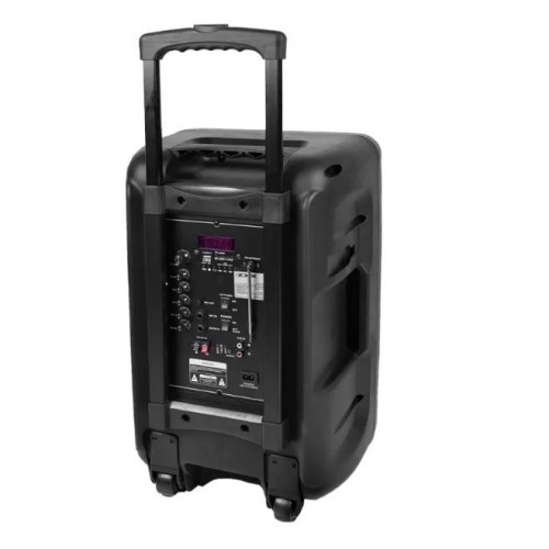 Портативна акумуляторна Bluetooth колонка ZXX-7676, 200 Вт, 1×12", висота 59 см, з 2 мікрофонами