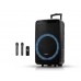 Портативна акумуляторна Bluetooth колонка ZXX-7676, 200 Вт, 1×12", висота 59 см, з 2 мікрофонами