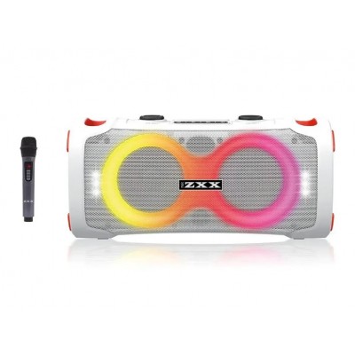 Портативна акумуляторна Bluetooth колонка ZXX-8082, 200 Вт, 2×6.5", висота 25 см, з 1 мікрофоном