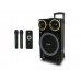 Портативна акумуляторна Bluetooth колонка ZXX-9191, 300 Вт, 1×12", висота 67 см, з 2 мікрофонами