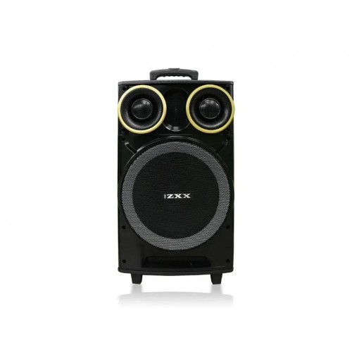 Портативна акумуляторна Bluetooth колонка ZXX-9191, 300 Вт, 1×12", висота 67 см, з 2 мікрофонами