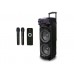Портативна акумуляторна Bluetooth колонка ZXX-9292, 300 Вт, 2×10", висота 72 см, з 2 мікрофонами