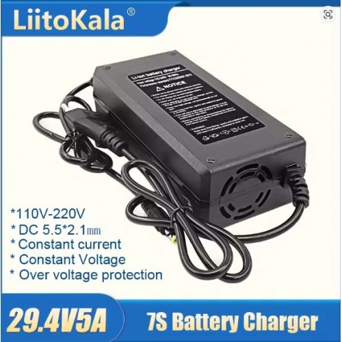 Зарядний пристрій Liito Kala Lii-7S для Li-Ion акумуляторів 29.4V5A (7S-29.4V5A)+EU