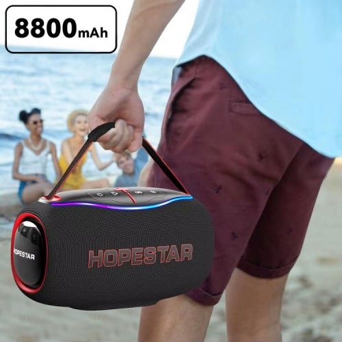 Портативна Bluetooth колонка HOPESTAR H80 RGB, 80 Вт, 8800 mAh, IPX6