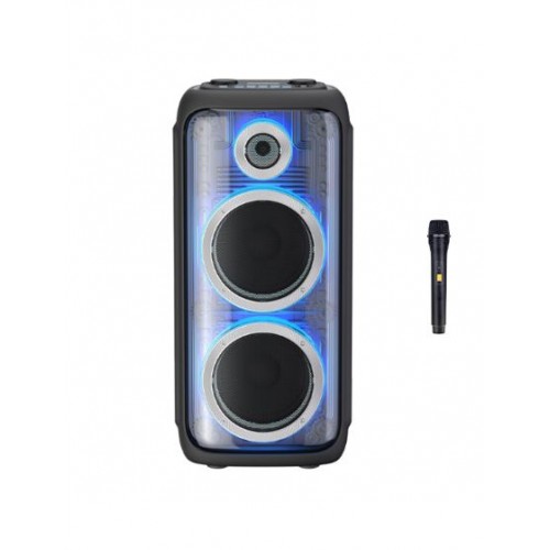 Портативна акумуляторна Bluetooth колонка Gedi-G GD-1016, 100 Вт, 2×10", висота 61 см, з 1 мікрофоном