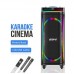 Портативна акумуляторна Bluetooth колонка Gedi-G GD-1023, 80 Вт, 2×10", висота 49 см, з 2 мікрофонами