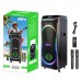 Портативна акумуляторна Bluetooth колонка Gedi-G GD-1023, 80 Вт, 2×10", висота 49 см, з 2 мікрофонами