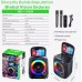 Портативна акумуляторна Bluetooth колонка Gedi-G GD-1420, 40 Вт, 1х8", висота 36 см, з Android планшетом і 2 мікрофонами