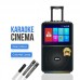 Портативна акумуляторна Bluetooth колонка Gedi-G GD-1428, 80 Вт, 1х10", висота 65 см, з Android планшетом і 2 мікрофонами
