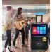 Портативна акумуляторна Bluetooth колонка Gedi-G GD-1428, 80 Вт, 1х10", висота 65 см, з Android планшетом і 2 мікрофонами