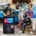 Портативна акумуляторна Bluetooth колонка Gedi-G GD-1428, 80 Вт, 1х10", висота 65 см, з Android планшетом і 2 мікрофонами