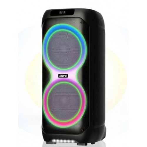 Портативна акумуляторна Bluetooth колонка Gedi-G GD-2132, 100 Вт, 2×10", висота 70 см, з 2 мікрофонами