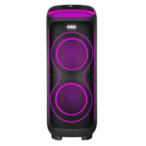 Портативна акумуляторна Bluetooth колонка Gedi-G GD-2805, 60 Вт, 2×8", висота 82.5 см, з 2 мікрофонами
