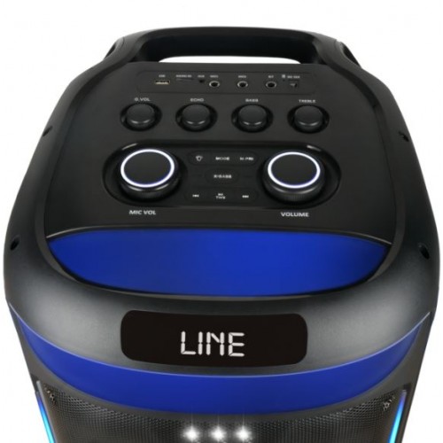 Портативна акумуляторна Bluetooth колонка Gedi-G GD-2805, 60 Вт, 2×8", висота 82.5 см, з 2 мікрофонами