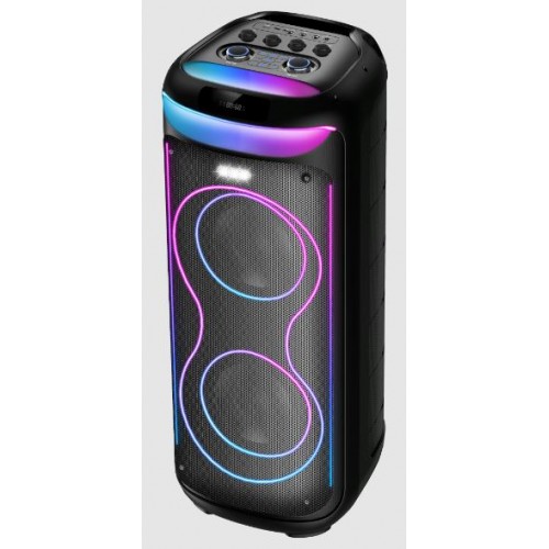 Портативна акумуляторна Bluetooth колонка Gedi-G GD-2805, 60 Вт, 2×8", висота 82.5 см, з 2 мікрофонами