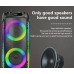 Портативна акумуляторна Bluetooth колонка Gedi-G GD-2821, 50 Вт, 2×8", висота 68 см, з 1 мікрофоном