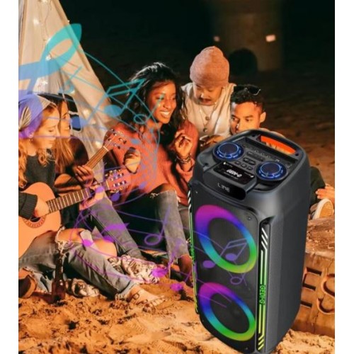 Портативна акумуляторна Bluetooth колонка Gedi-G GD-2821, 50 Вт, 2×8", висота 68 см, з 1 мікрофоном