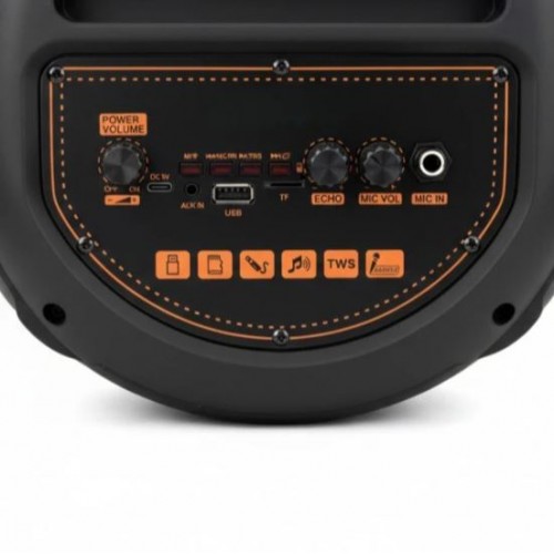 Портативна акумуляторна Bluetooth колонка Gedi-G GD-2851A, 35 Вт, 2×8", висота 82 см, з 1 мікрофоном