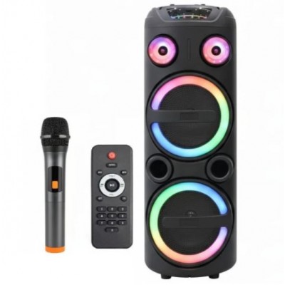 Портативна акумуляторна Bluetooth колонка Gedi-G GD-2851A, 35 Вт, 2×8", висота 82 см, з 1 мікрофоном