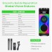 Портативна акумуляторна Bluetooth колонка Gedi-G GD-2858, 160 Вт, 2×8", висота 81 см, з 2 мікрофонами