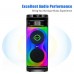 Портативна акумуляторна Bluetooth колонка Gedi-G GD-2858, 160 Вт, 2×8", висота 81 см, з 2 мікрофонами