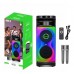 Портативна акумуляторна Bluetooth колонка Gedi-G GD-2858, 160 Вт, 2×8", висота 81 см, з 2 мікрофонами
