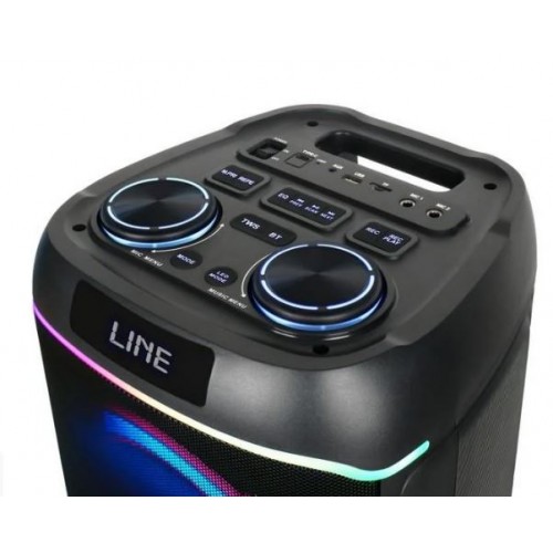 Портативна акумуляторна Bluetooth колонка Gedi-G GD-2881, 50 Вт, 2×8", висота 69 см, з 1 мікрофоном