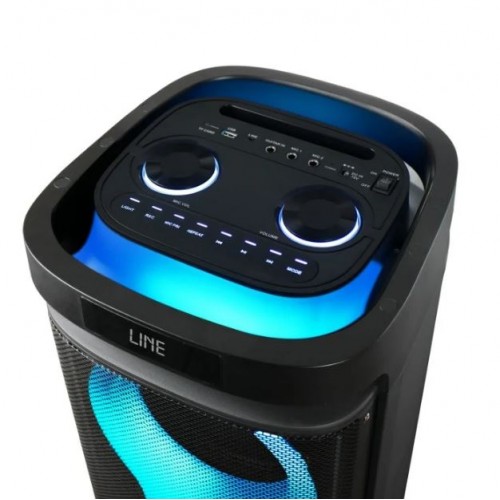 Портативна акумуляторна Bluetooth колонка Gedi-G GD-2890, 80 Вт, 2×8", висота 94 см, з 2 мікрофонами