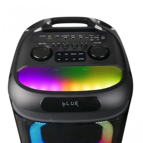 Портативна акумуляторна Bluetooth колонка Gedi-G GD-2891, 100 Вт, 2×8", висота 72 см, з 2 мікрофонами