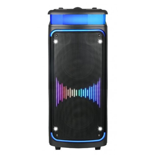 Портативна акумуляторна Bluetooth колонка Gedi-G GD-2895, 60 Вт, 2×8", висота 85 см, з 2 мікрофонами