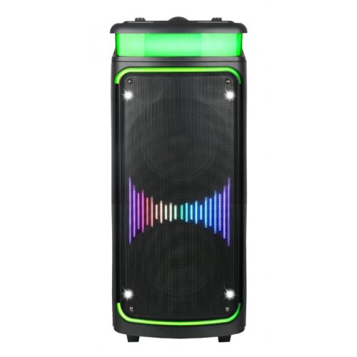 Портативна акумуляторна Bluetooth колонка Gedi-G GD-2895, 60 Вт, 2×8", висота 85 см, з 2 мікрофонами