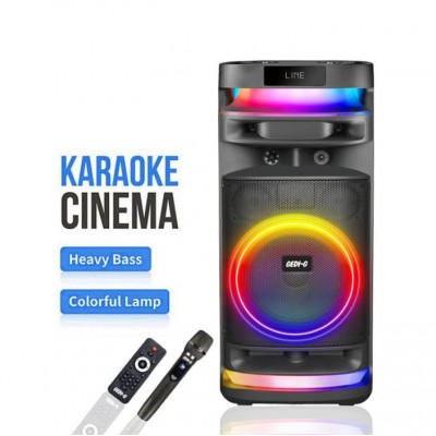 Портативна акумуляторна Bluetooth колонка Gedi-G GD-9005, 50 Вт, 1×8", висота 65 см, з 1 мікрофоном