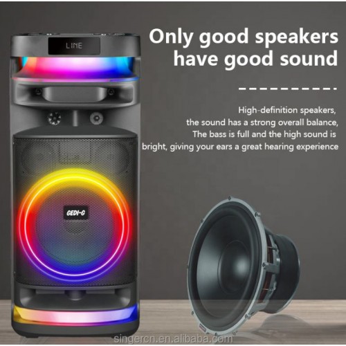 Портативна акумуляторна Bluetooth колонка Gedi-G GD-9005, 50 Вт, 1×8", висота 65 см, з 1 мікрофоном