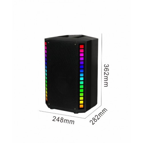 Портативна акумуляторна Bluetooth колонка Gedi-G GD-915, 40 Вт, 1×8", висота 36 см, з 1 мікрофоном