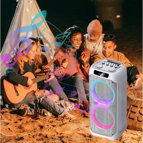 Портативна акумуляторна Bluetooth колонка Gedi-G LT-2233, 140 Вт, 2×12", висота 100 см, з 2 мікрофонами
