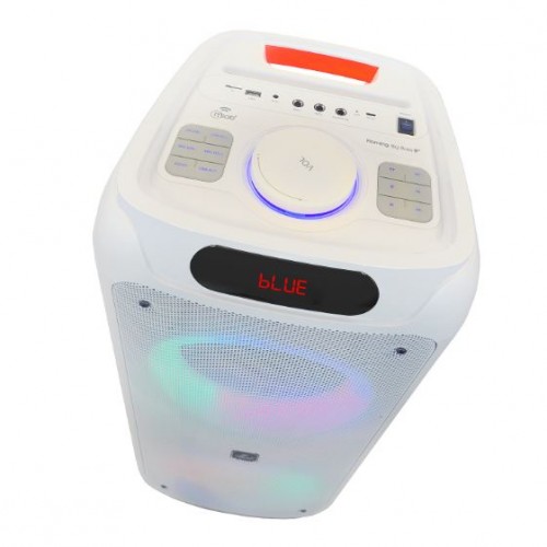Портативна акумуляторна Bluetooth колонка EVER E-900, 200 Вт, 2×12", висота 100 см, з 2 мікрофонами