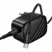 Мережевий зарядний пристрій Hoco CS102A folding PD30W+QC3.0 Type-C to Type-C