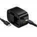 Мережевий зарядний пристрій Hoco CS102A folding PD30W+QC3.0 Type-C to Type-C